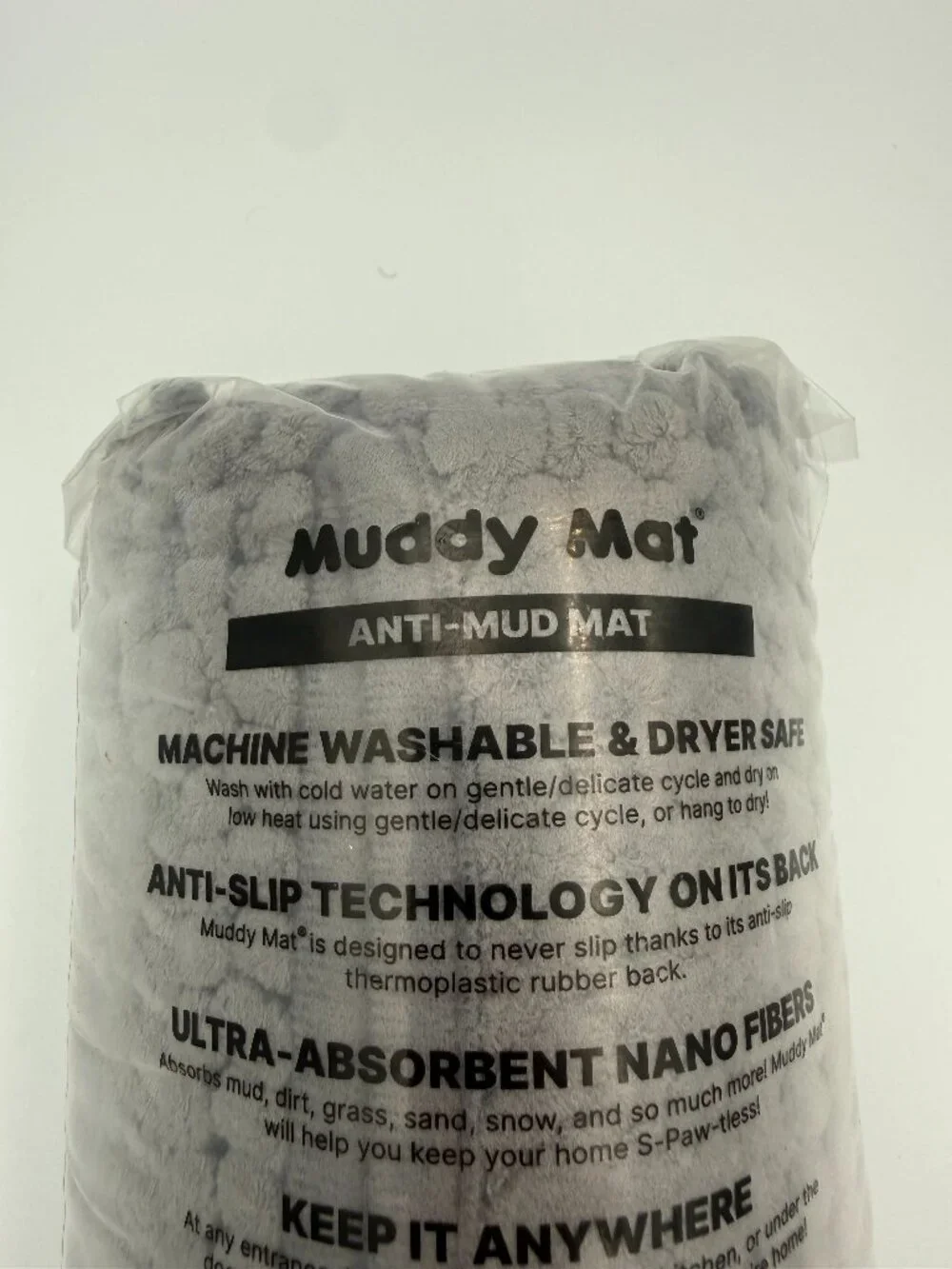 Muddy Mat Anti-Mud Mat Grey 18x28